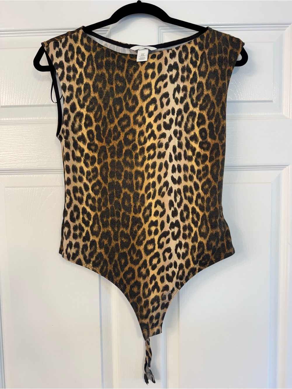 H & M Leopard Print Bodysuit - Brown/Black by